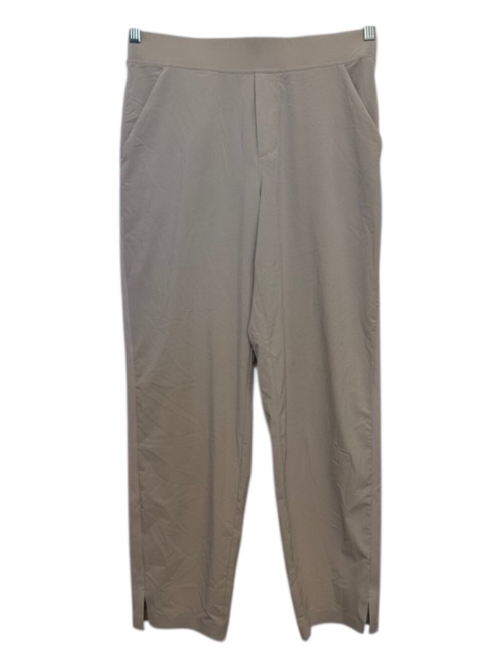 Athleta Brooklyn Ankle Pants Women's Size 10 Cream Athletic Stretchy Pull On